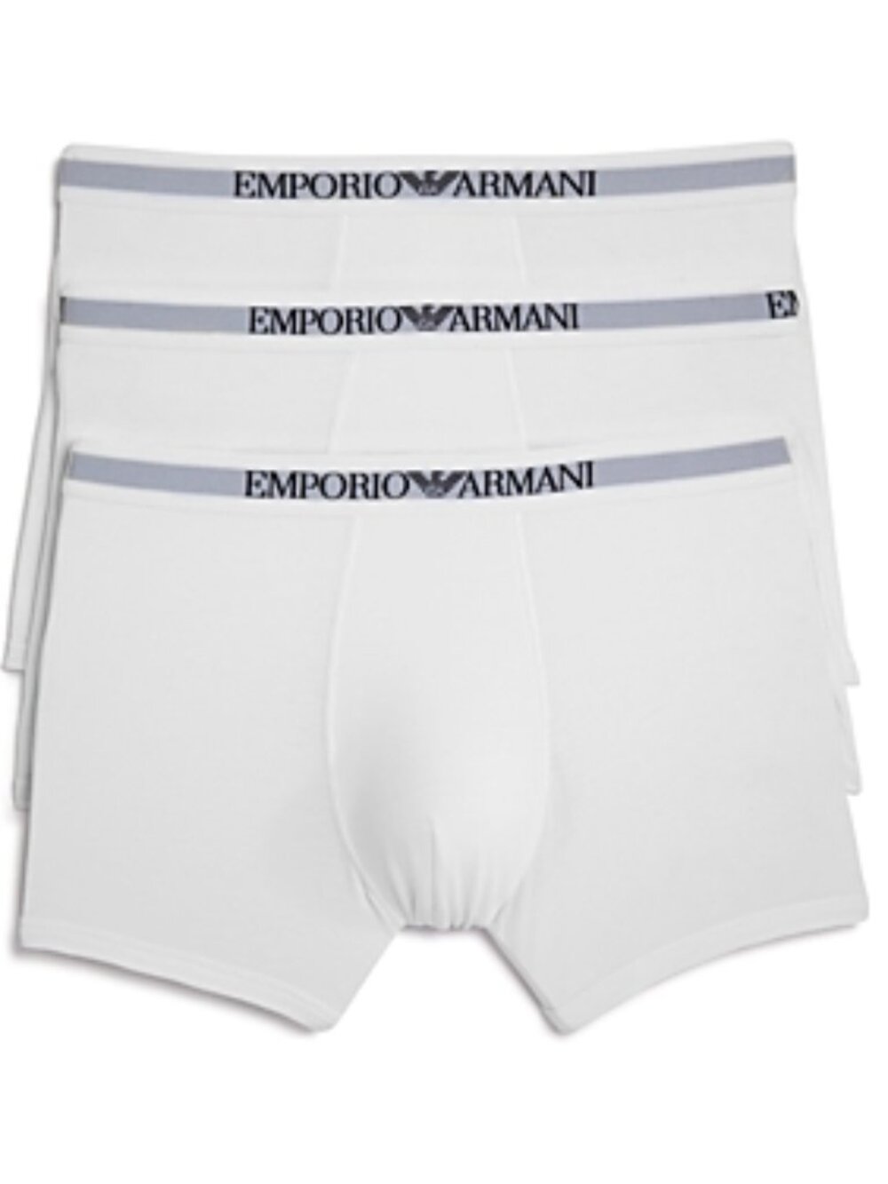 Emporio Armani Pure Cotton Boxer Briefs - Pack of 3